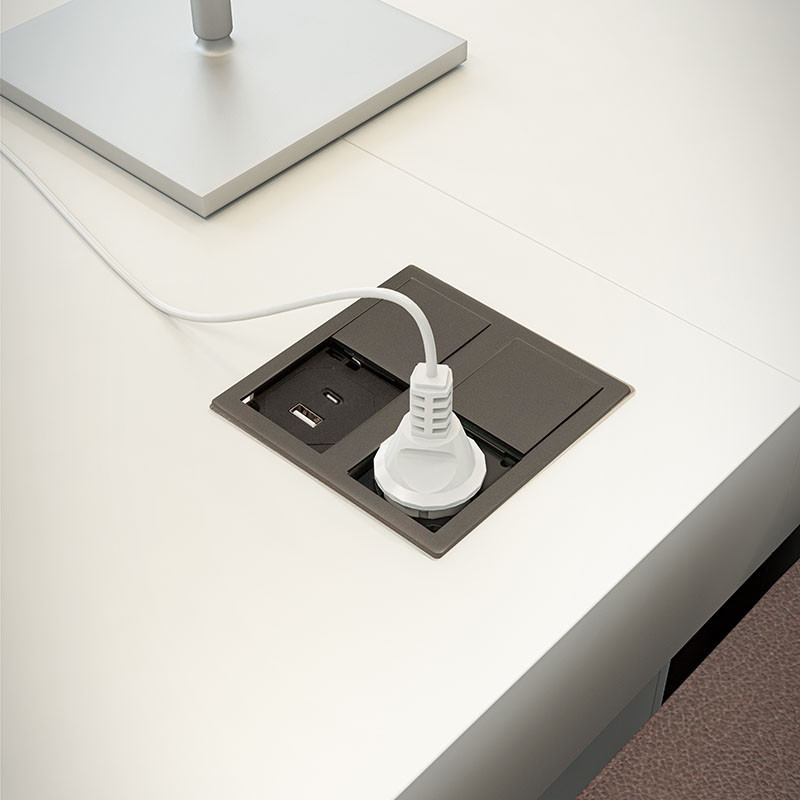 DESK-2 USB pistor., musta