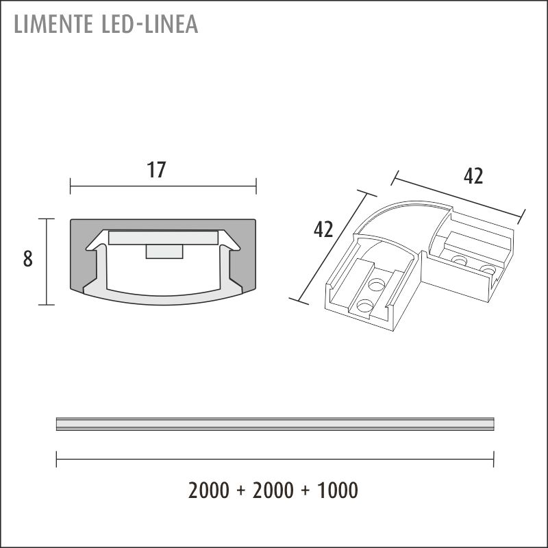 LINEA 40 COM 48W 4000K al