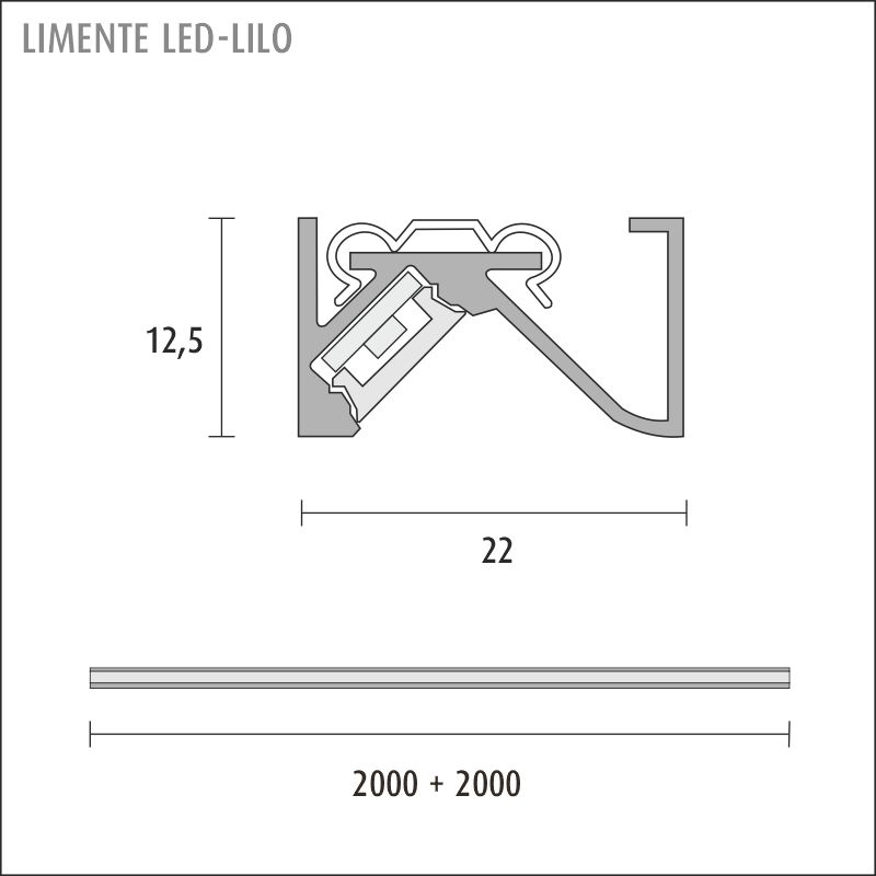 LILO 40-8 24W 3000K al