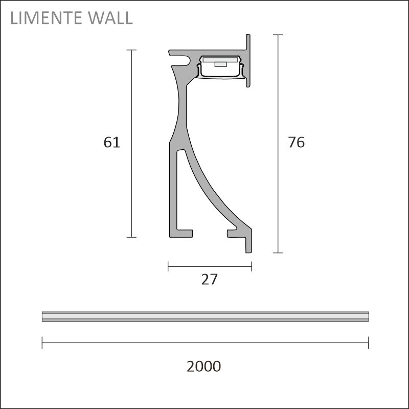 WALL 20 COM 24W 4000K al