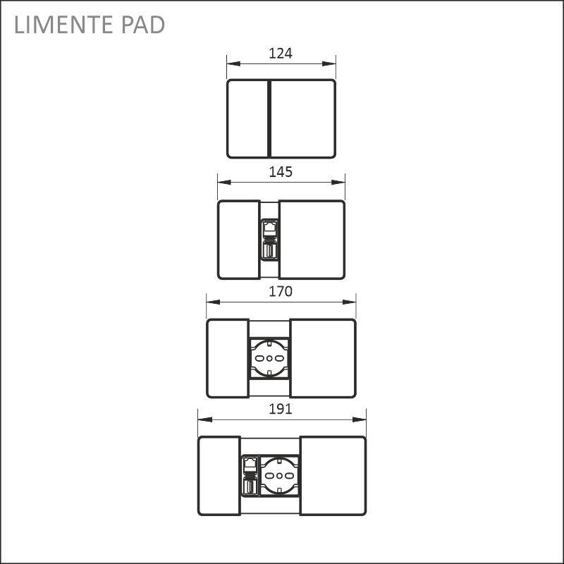 U-PAD pistoras. HDMI+USB A, mu