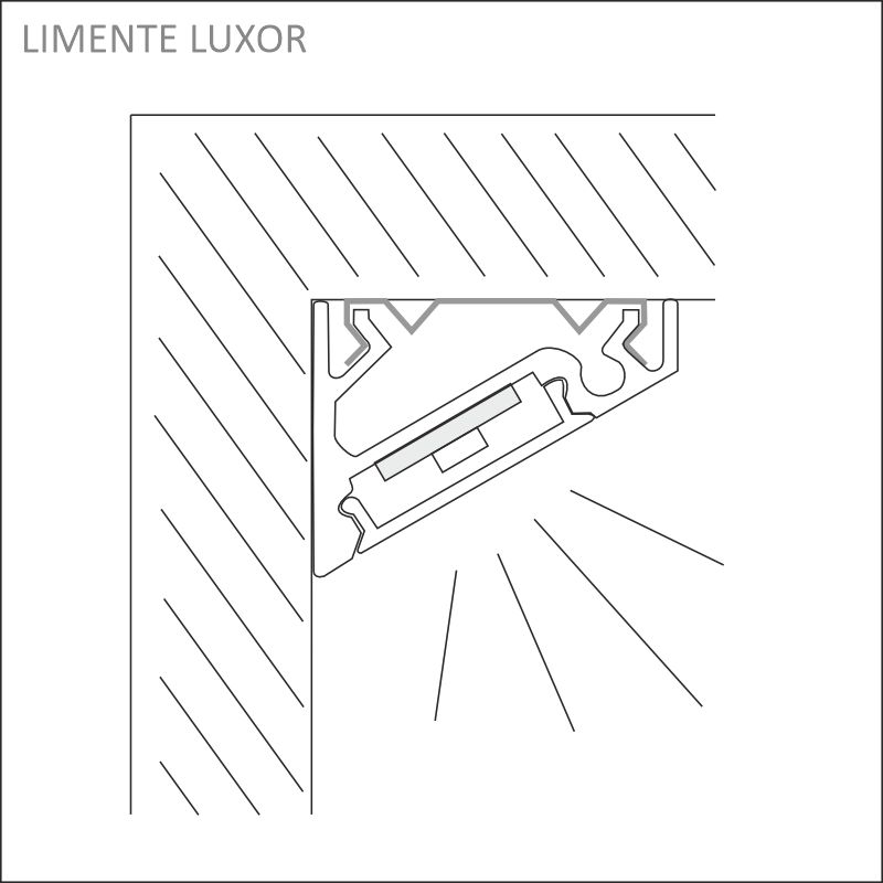 LUXOR 20 DOB 18W 3000K mu