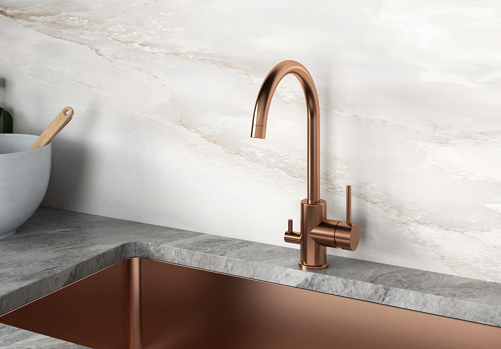 LAPETEK TIVA-A, copper, dishwasher valve