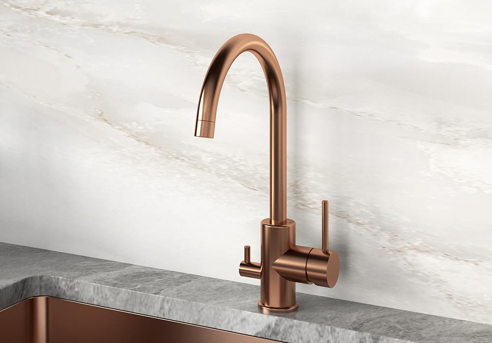 LAPETEK TIVA-A, copper, dishwasher valve